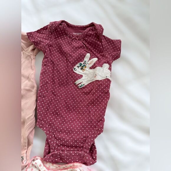 Baby Bundle Set of baby Girl 3 Month One-pieces Bodysuits Jumper  Short  Long Sl - Picture 10 of 12